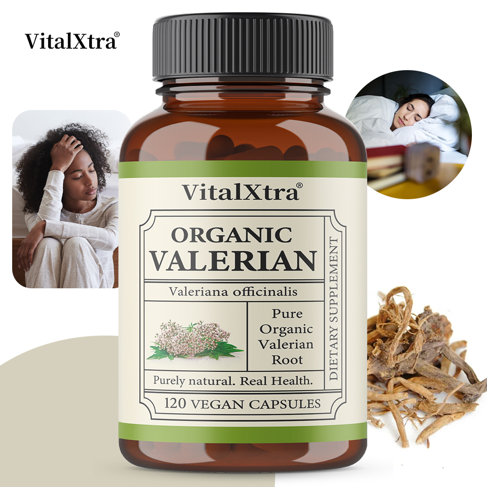 Valerian Root Capsule - Pure Organic Valerian Root Capsules -