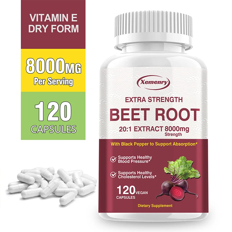 Valerian Root Capsule - Beet Root Capsules - Enhance Energy,