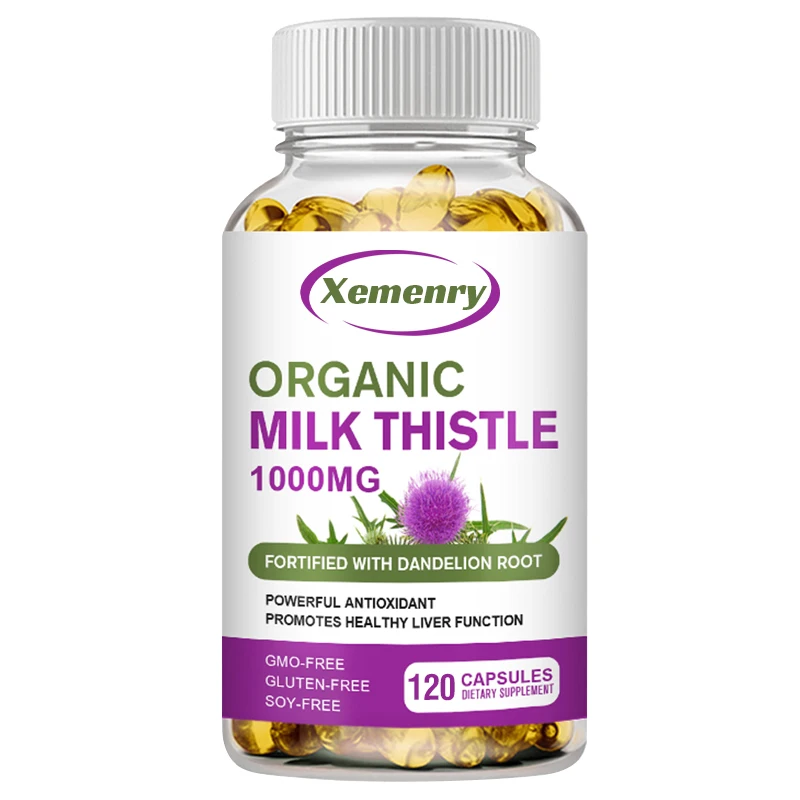 Milk Thistle Capsules 1000 Mg  – Milk Thistle Silymarin recenzja i cena