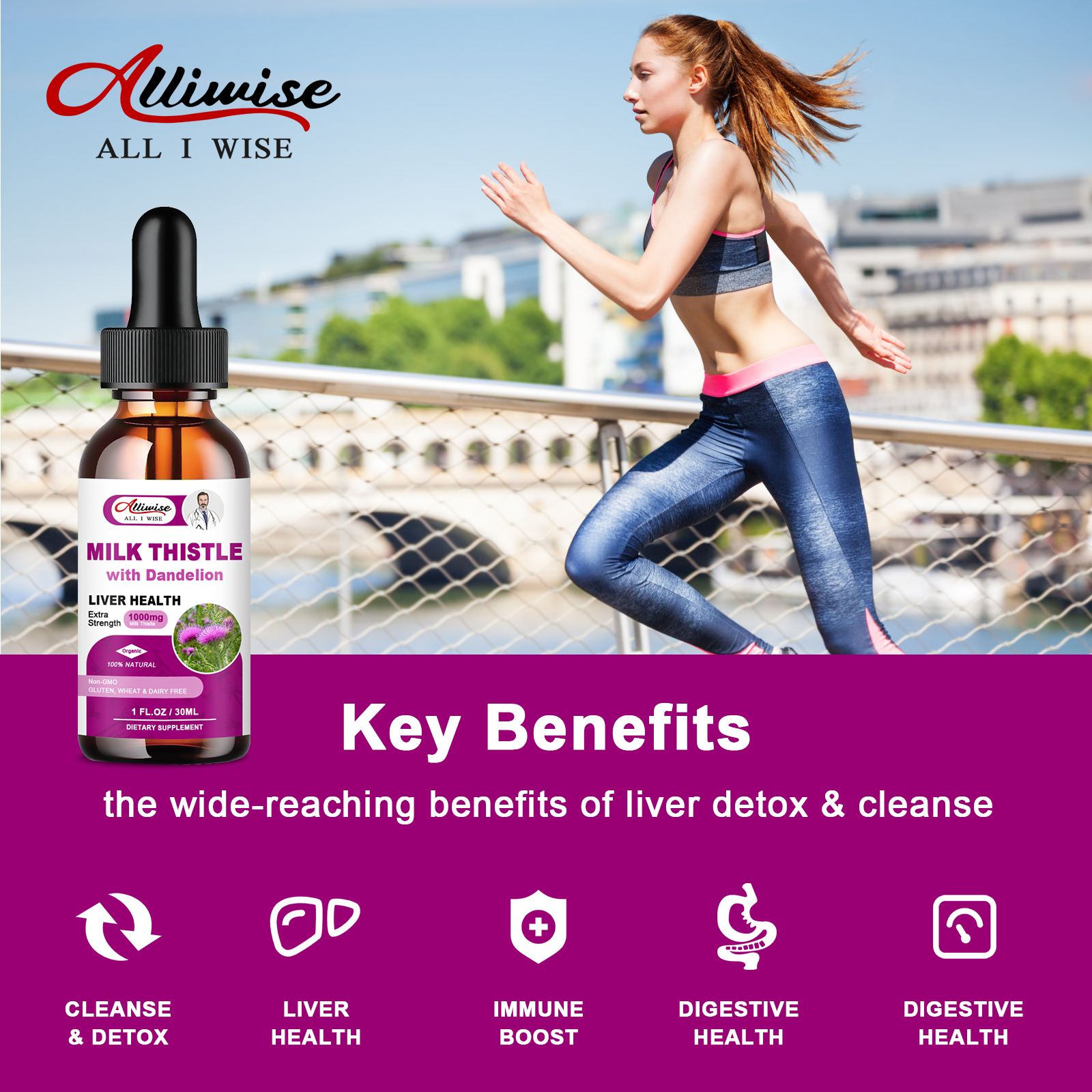 Liver Health Support Liquid Mi – Milk Thistle Silymarin recenzja i cena