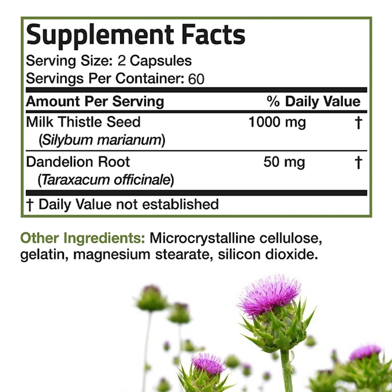 Natural Milk Thistle Supplemen – Milk Thistle Silymarin recenzja i cena