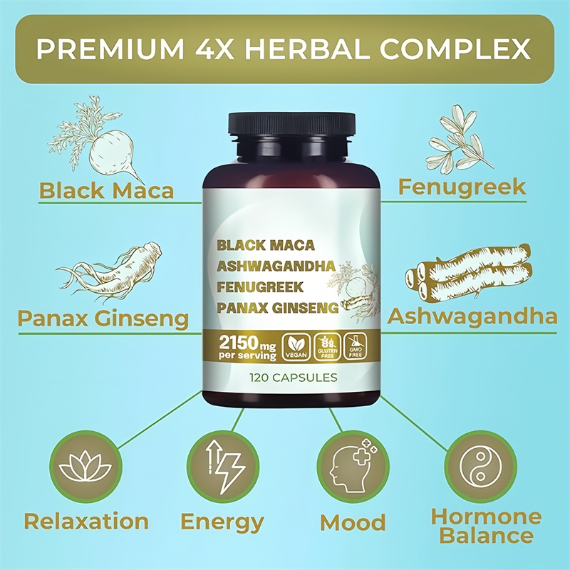 Original Black Maca Root, Ashw – Valerian Root Capsule recenzja i cena