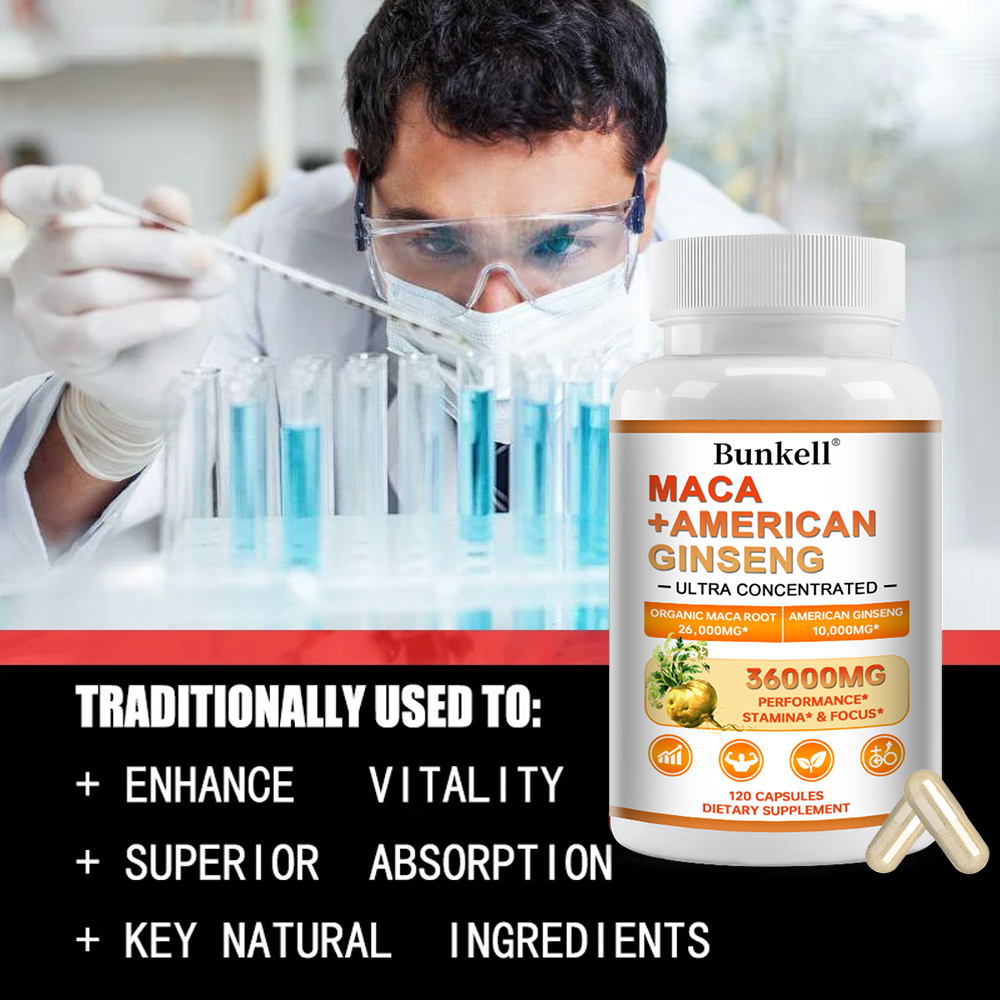 Triple Maca Root & American Gi – Valerian Root Capsule recenzja i cena