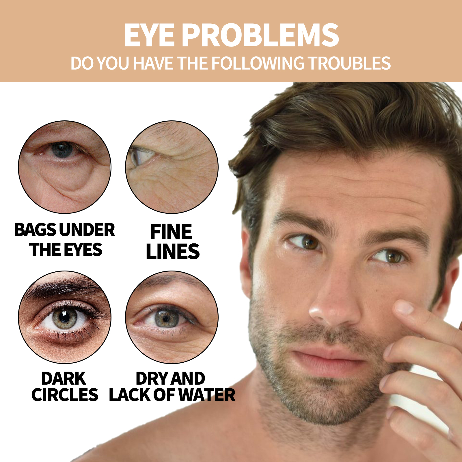 Men's Retinol Eye Cream Eye Ba – Milk Thistle Silymarin recenzja i cena