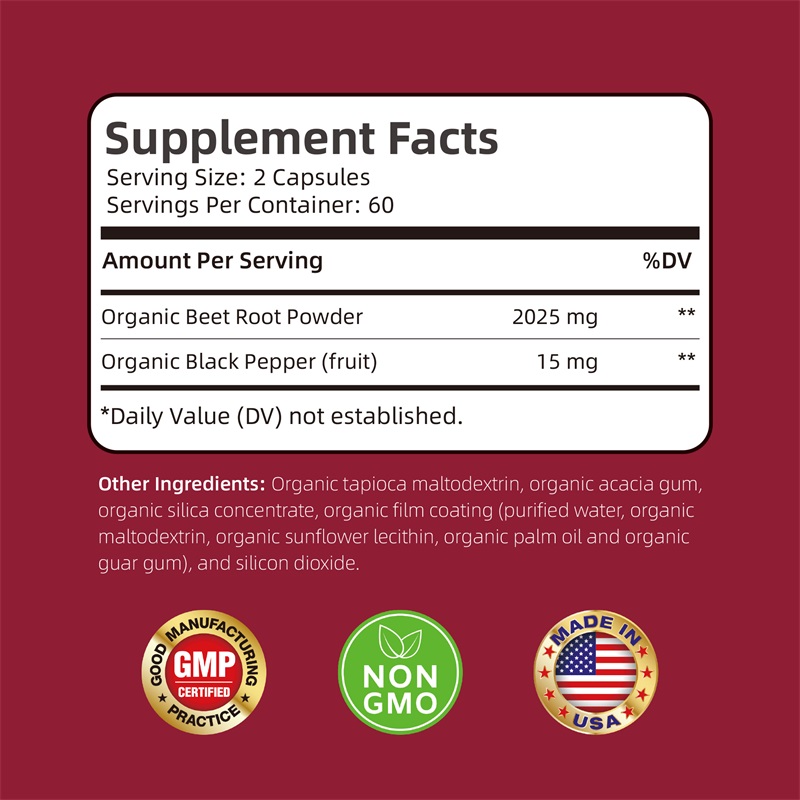 Beet Root Capsules - Beetroot  – Valerian Root Capsule recenzja i cena