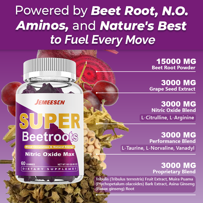Nitrate Power Gummies - Beet R – Valerian Root Capsule recenzja i cena