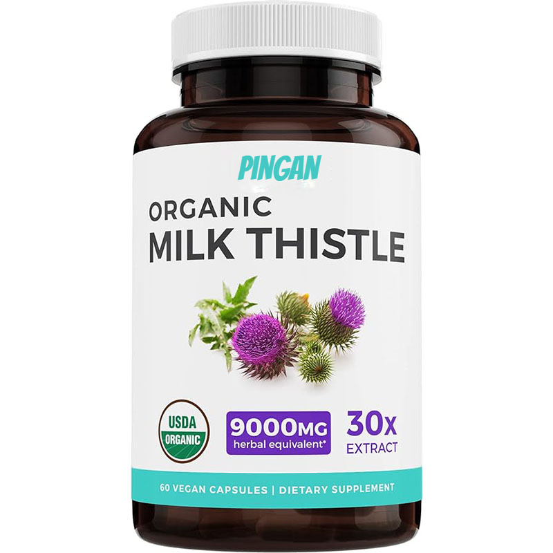 Organic Milk Thistle Capsules  – Milk Thistle Silymarin recenzja i cena