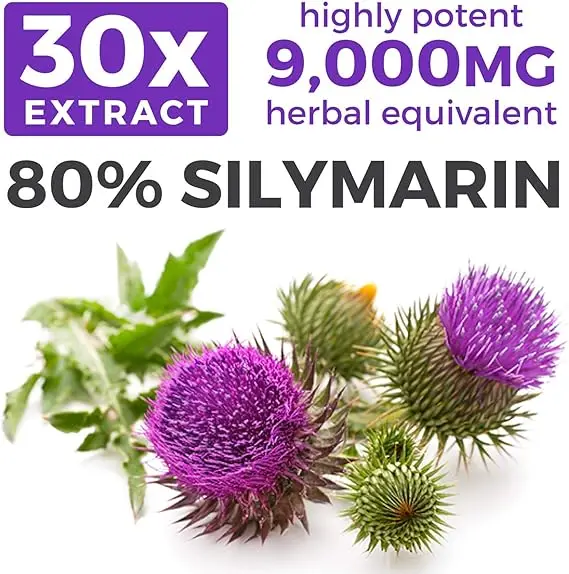Organic Milk Thistle Capsules  – Milk Thistle Silymarin recenzja i cena