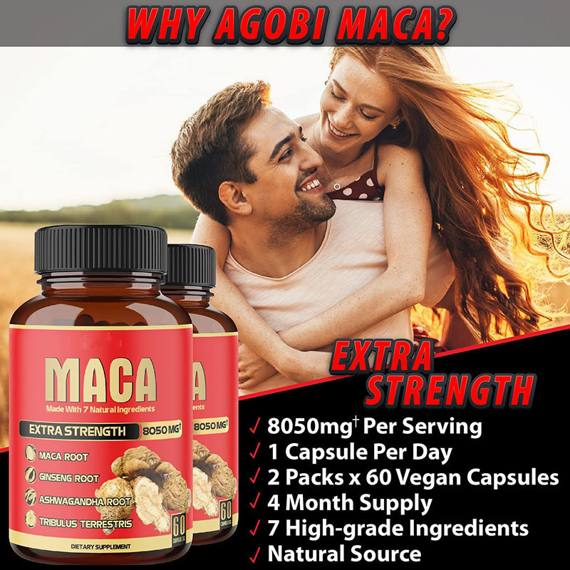 2 Pcs 8050mg Organic Black Mac – Valerian Root Capsule recenzja i cena