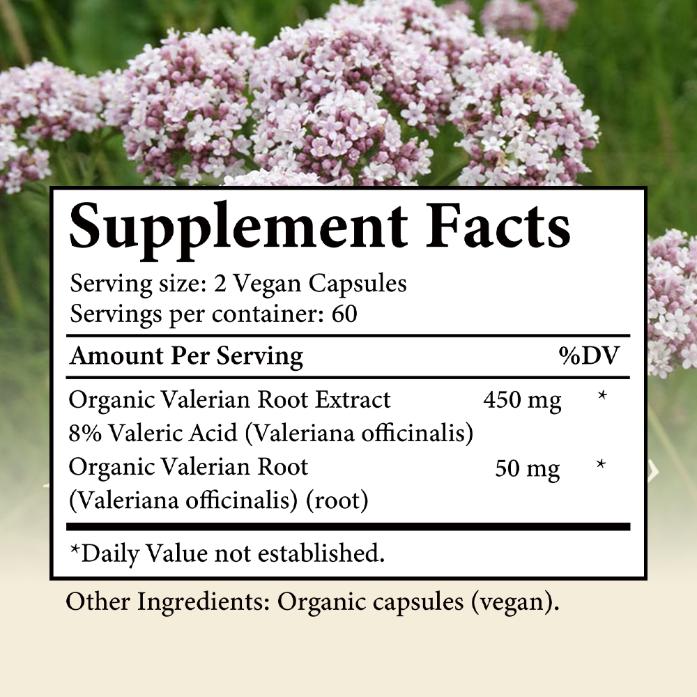 Pure Organic Valerian Root Cap – Valerian Root Capsule recenzja i cena