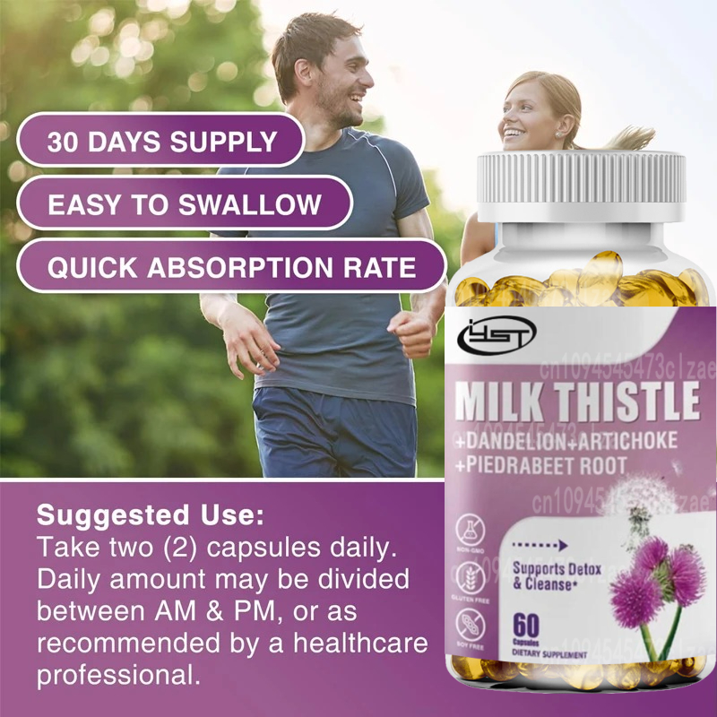 Milk Thistle Supplement Contai – Milk Thistle Silymarin recenzja i cena