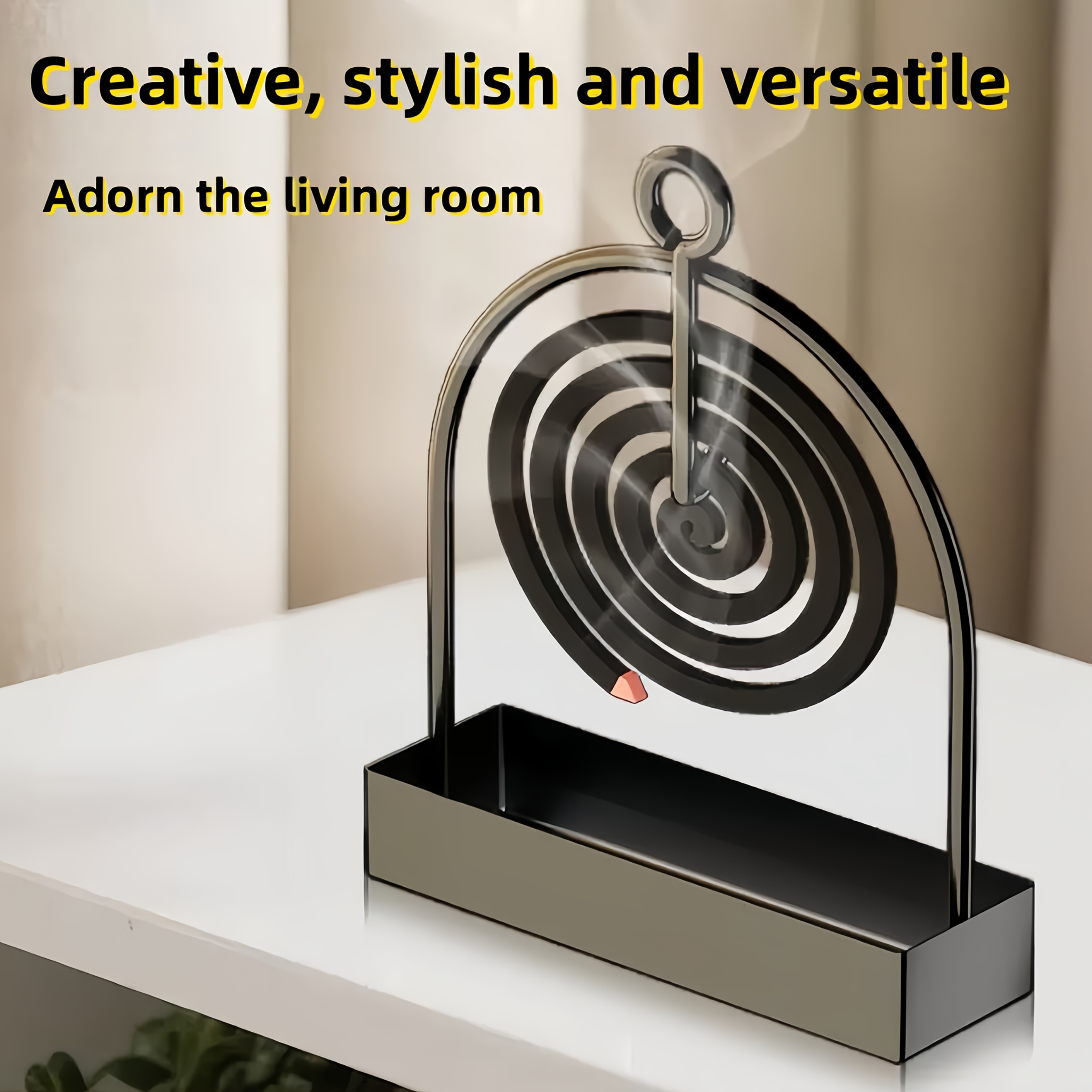 1pc Mosquito Coil Stand, Metal – Tulsi Holy Basil recenzja i cena