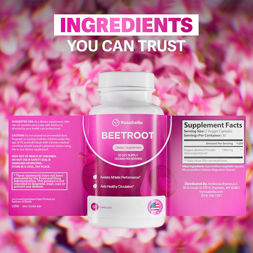Organic Beet Root Capsules - 1 – Valerian Root Capsule recenzja i cena