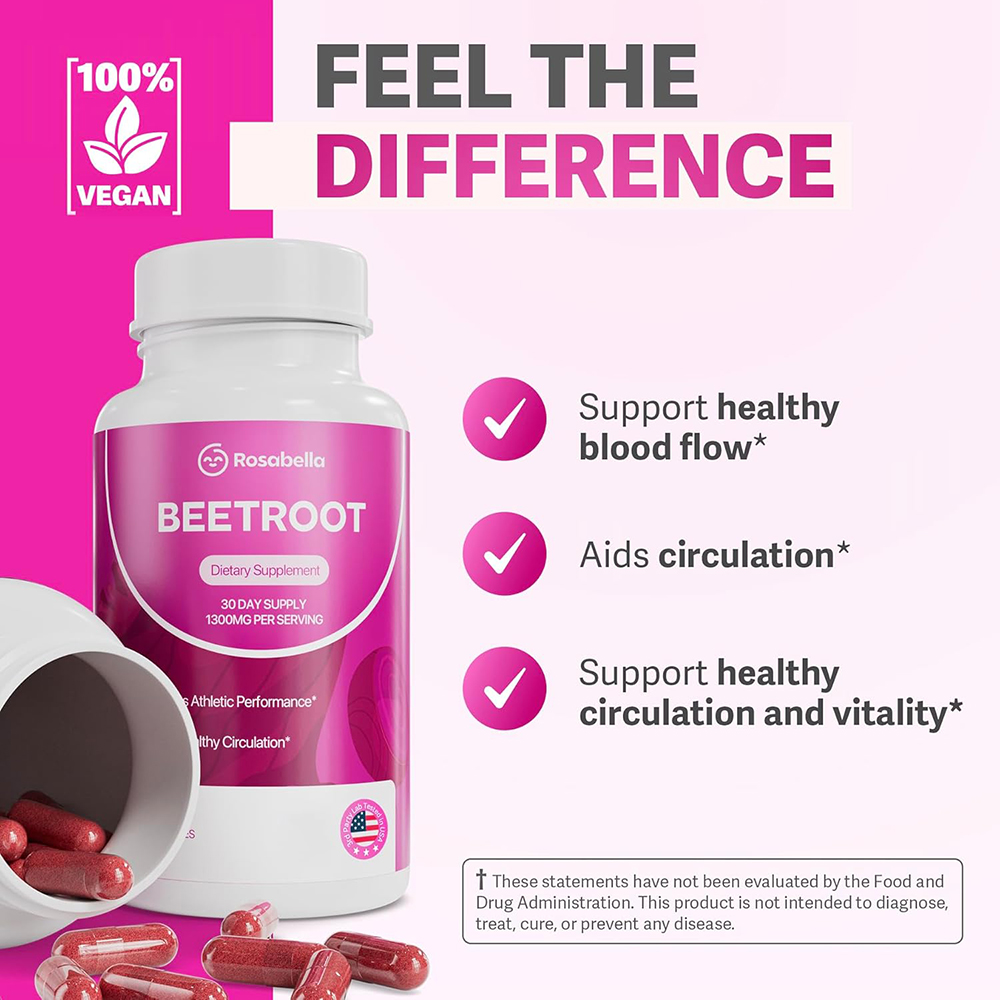 Organic Beet Root Capsules - 1 – Valerian Root Capsule recenzja i cena